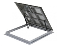 Квадратный уличный люк амо al 600*600 образец